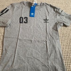 Brand New Gray Adidas Originals T-shirt